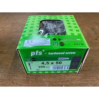 RVS schroef ZWARTE kop