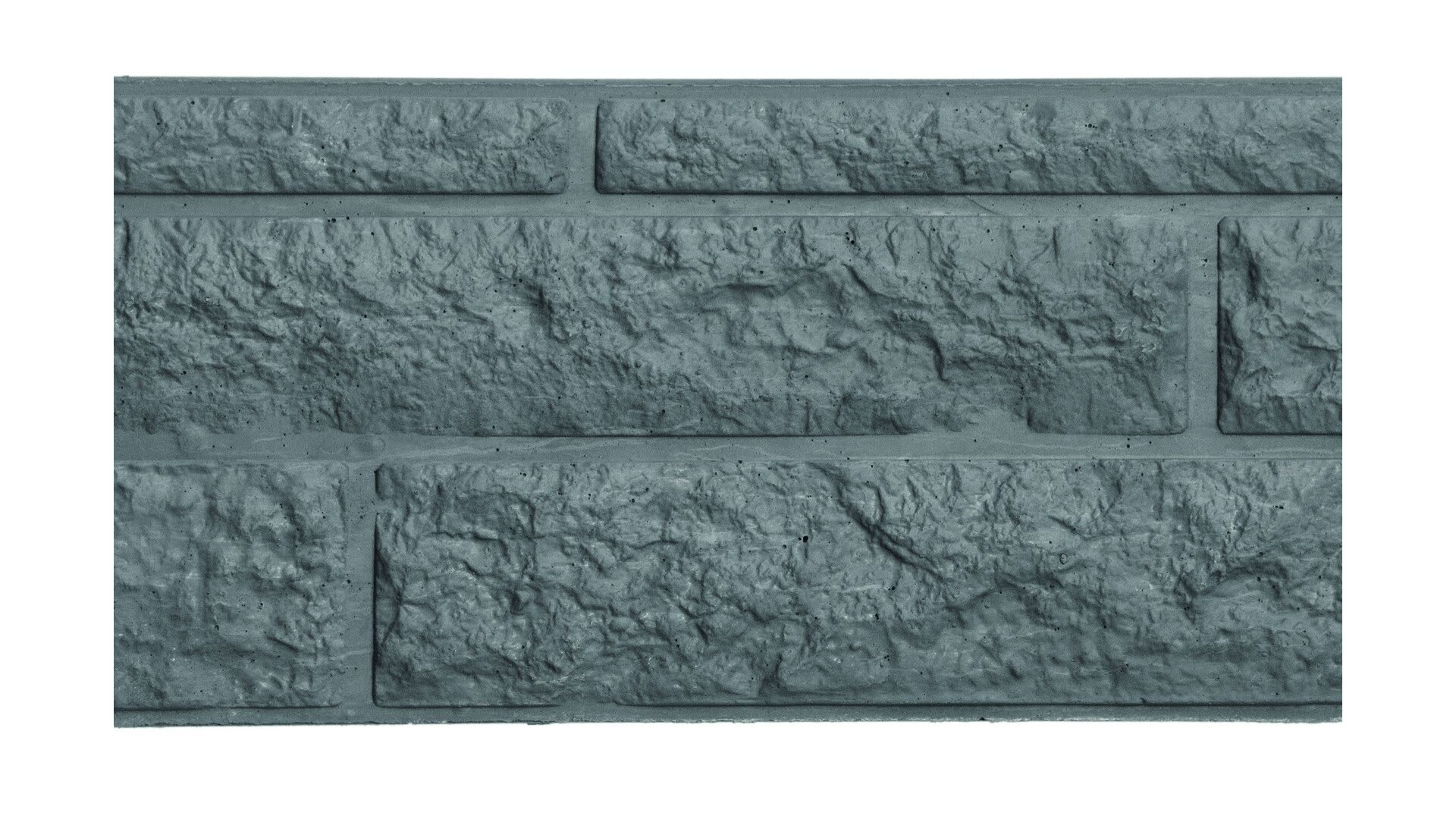 Betonnen onderplaat rotsmotief 26x184 antraciet