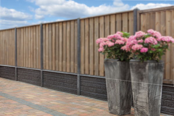 Betonnen onderplaat rotsmotief 36x184