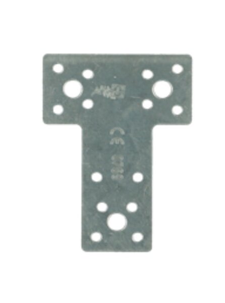 T verbindingsplaat 80x38x68 mm