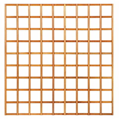 Houten Trellis met lijst 180x180 cm recht zonder lijst lamel