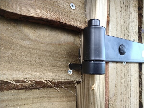 Duim met schroefdraad  145 mm zwart