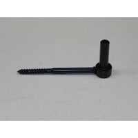 Duim met schroefdraad  145 mm zwart