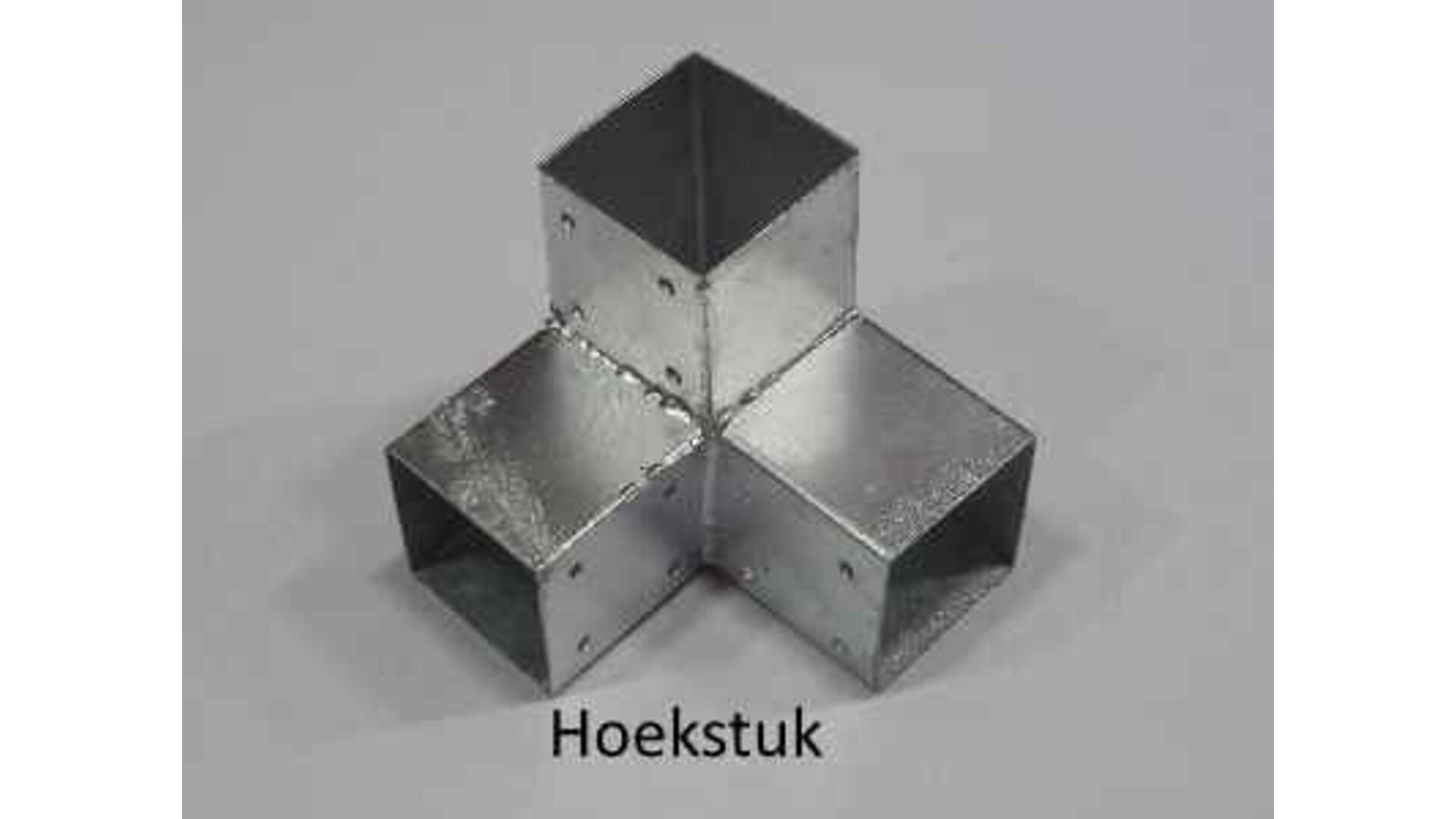 Verbindingsstuk 9x9 cm Vierkant