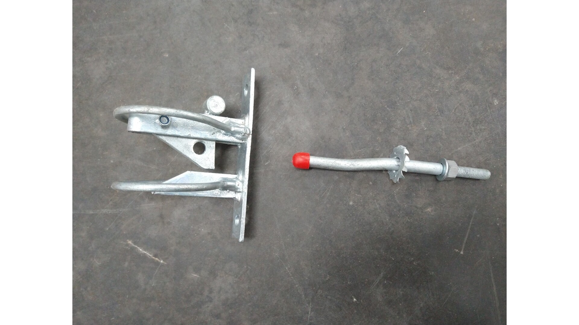 Heksluiting met pen Wit verzinkt Zware uitvoering