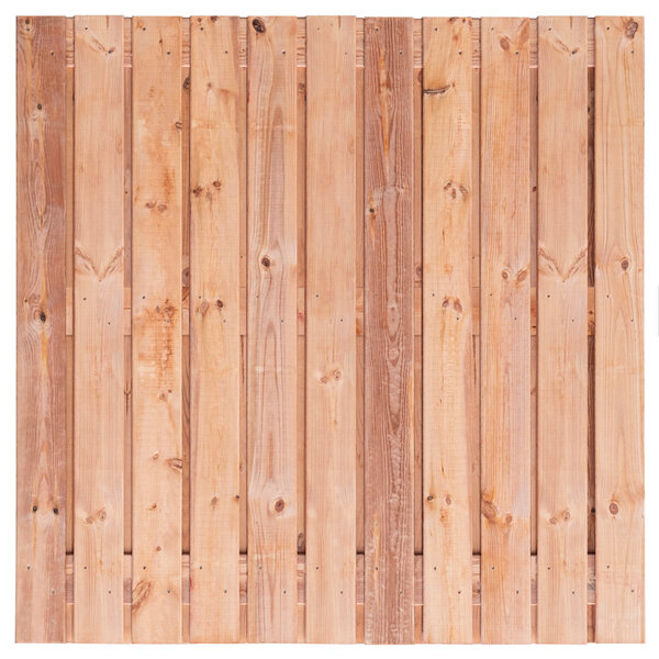 Tuinscherm Agadir red class 21-planks 180x180 cm