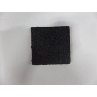 Rubberen tegeldrager 100x100x10 zwart