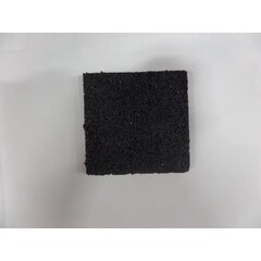 Rubberen tegeldrager 100x100x10 zwart