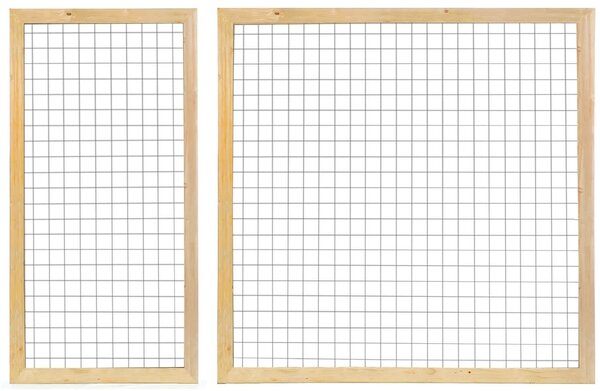 Gaaspaneel robuust met kader 4.5x70 Maaswijdte: 7.5x7.5cm