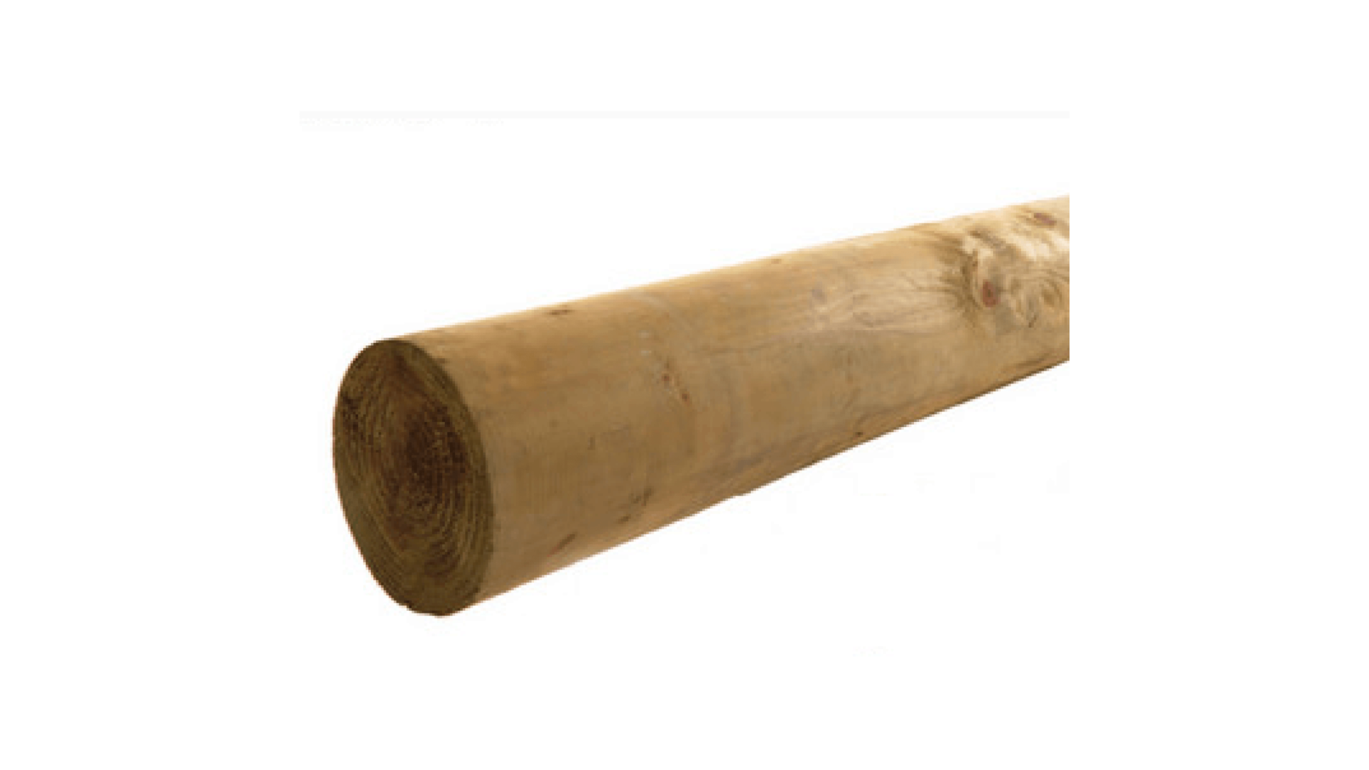 Paal rond gefreesd 12 cm 600 cm