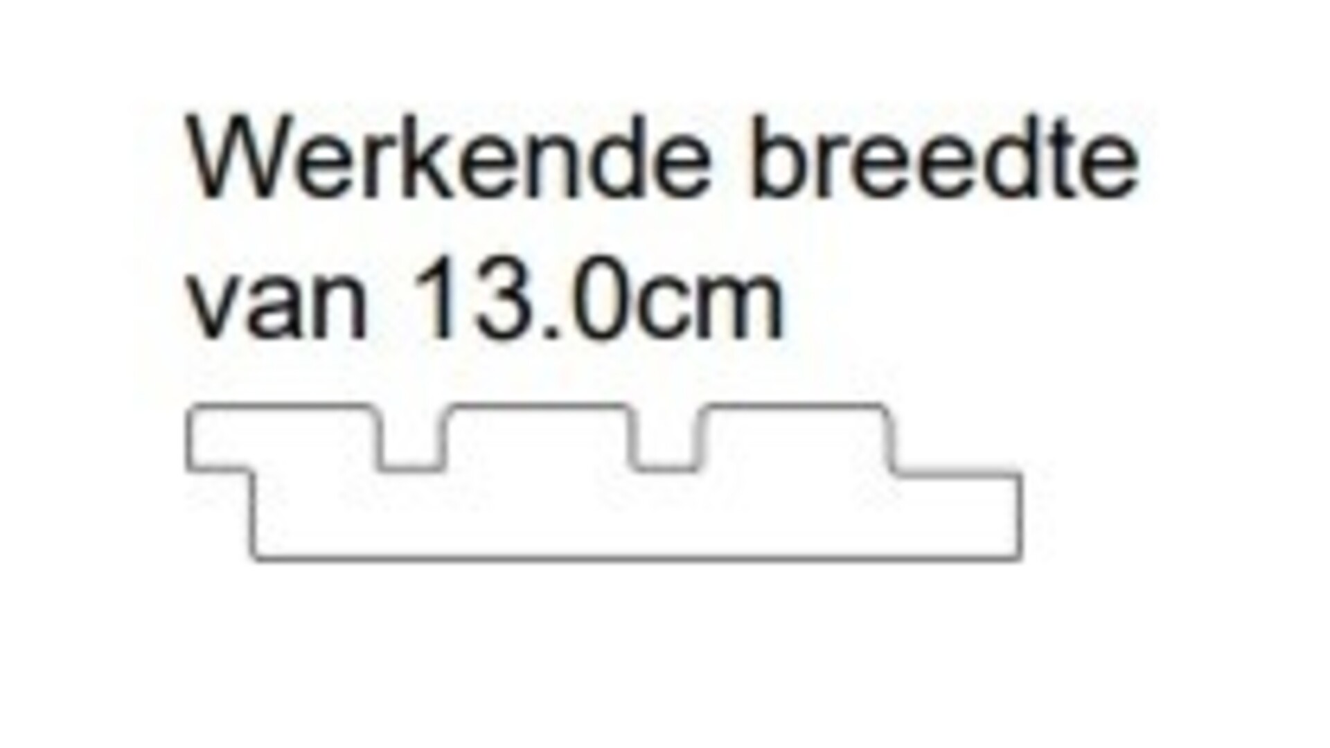 Triple profiel vuren zwart gespoten gevelbekleding 2.2x14x240 cm