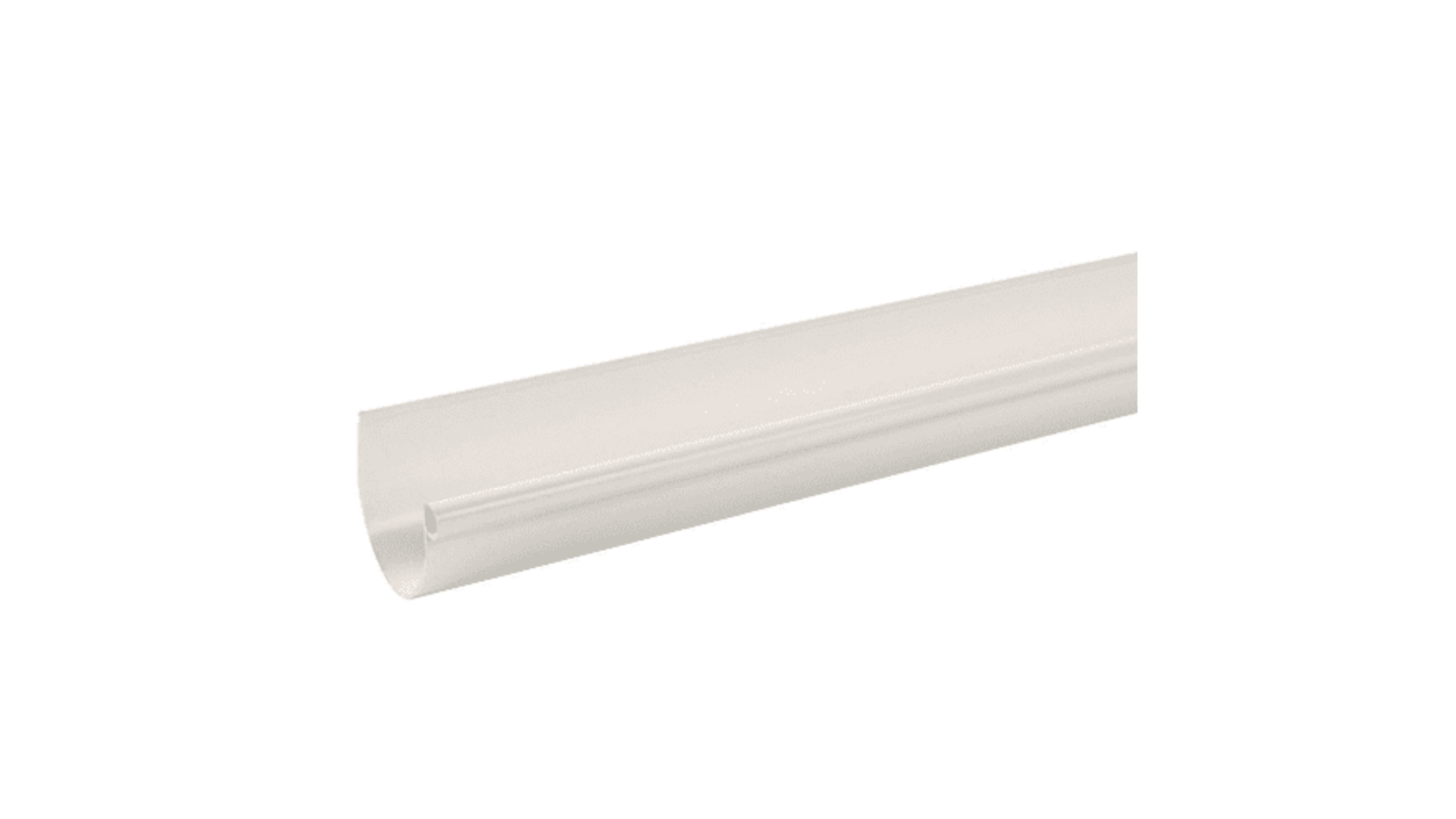 Nicoll Dakgoot PVC LG25 400 cm lichtgrijs