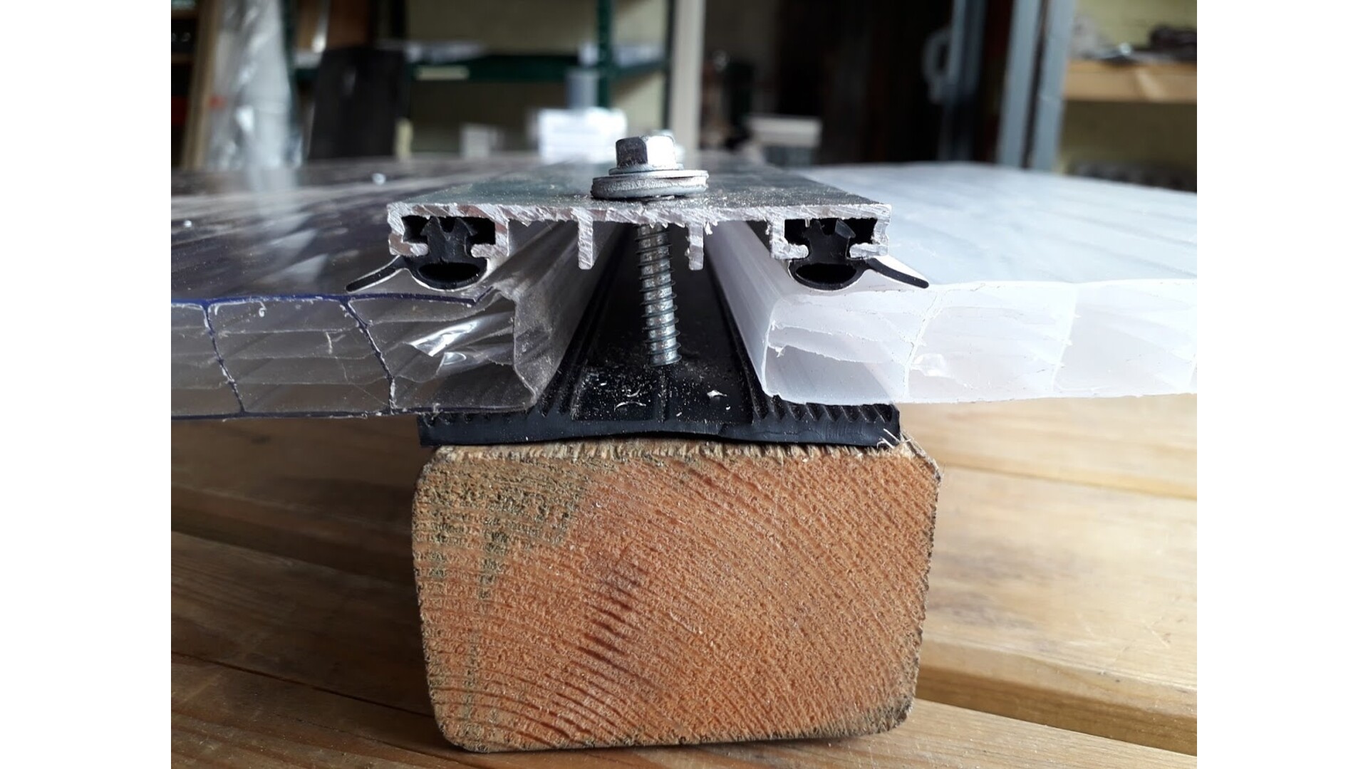 Polycarbonaat complete bovenbouw - Helder - Plaat 400 cm