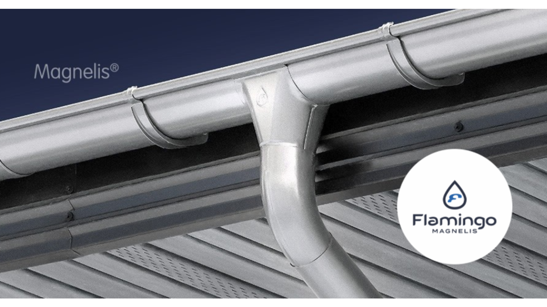 Flamingo Verzinkte dakgoot