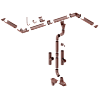 Flamingo Verzinkte dakgoot