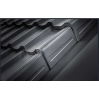 Mat antraciet Dakpanplaat "Venetie"