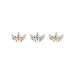 Buddha jewelry Moet mini with CZ WHITE gold