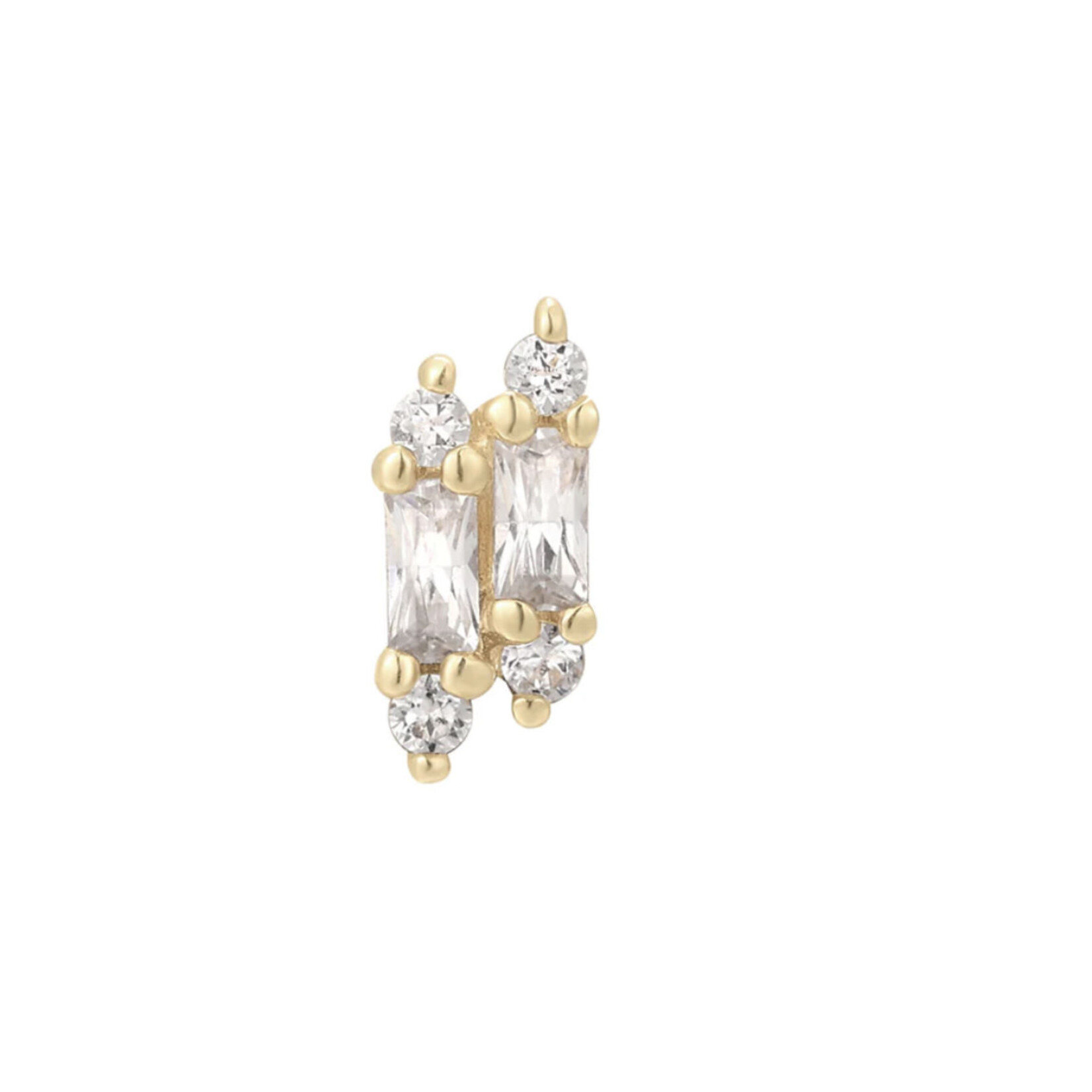 Buddha jewelry Gimme more CZ YELLOW gold