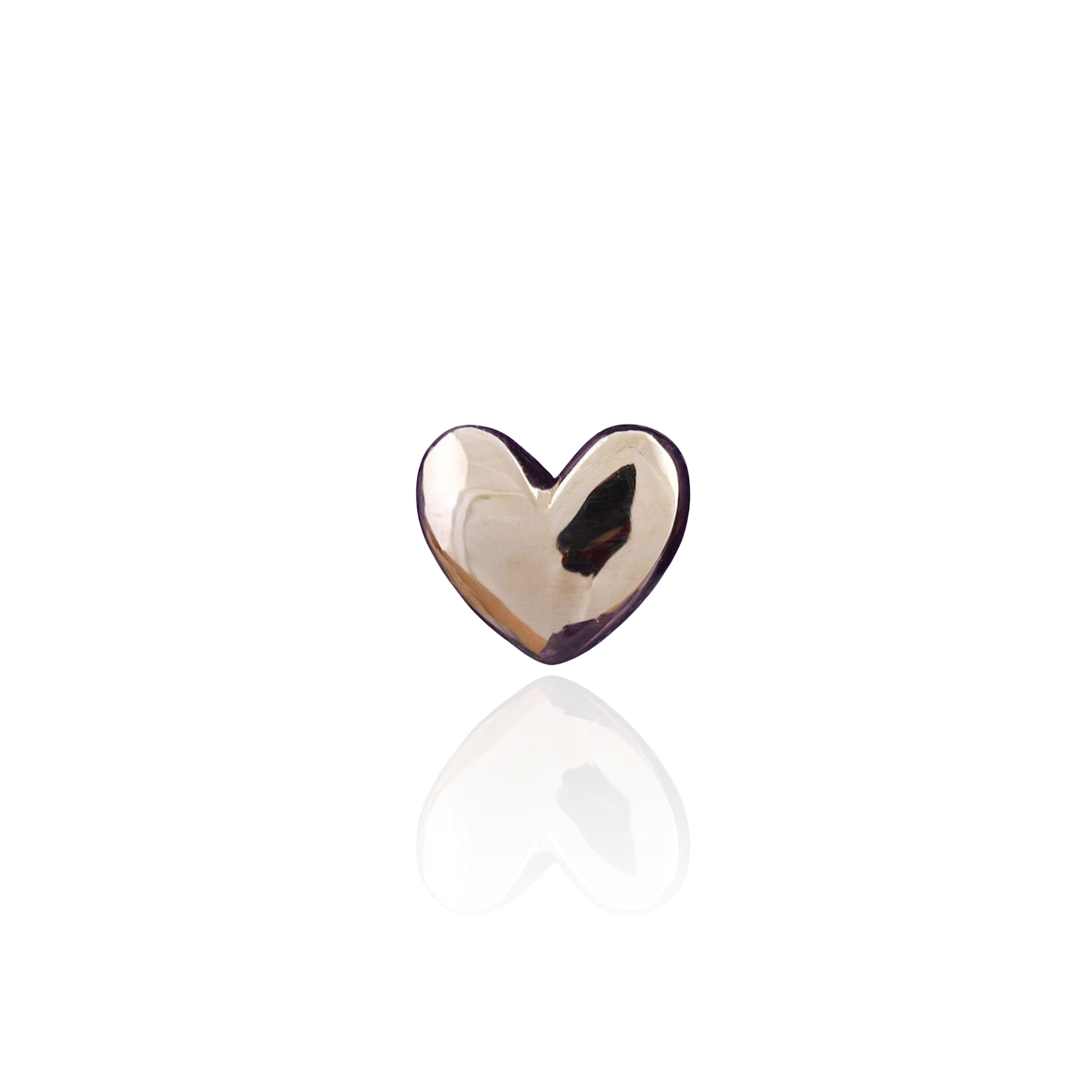 Inkorporated Mirror Heart 4mm 14k massief goud