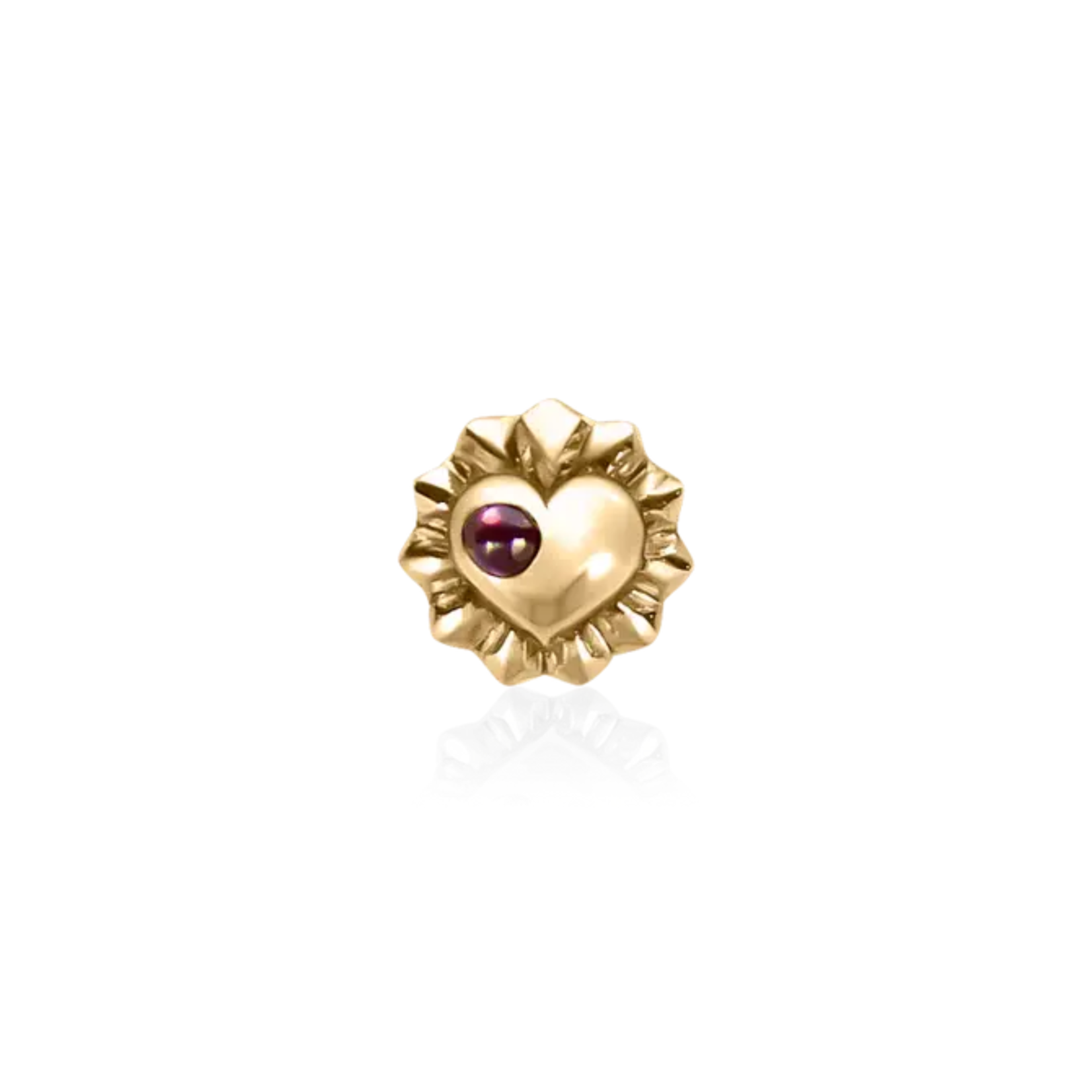 Sebastienne Judith with Garnet 18k solid gold