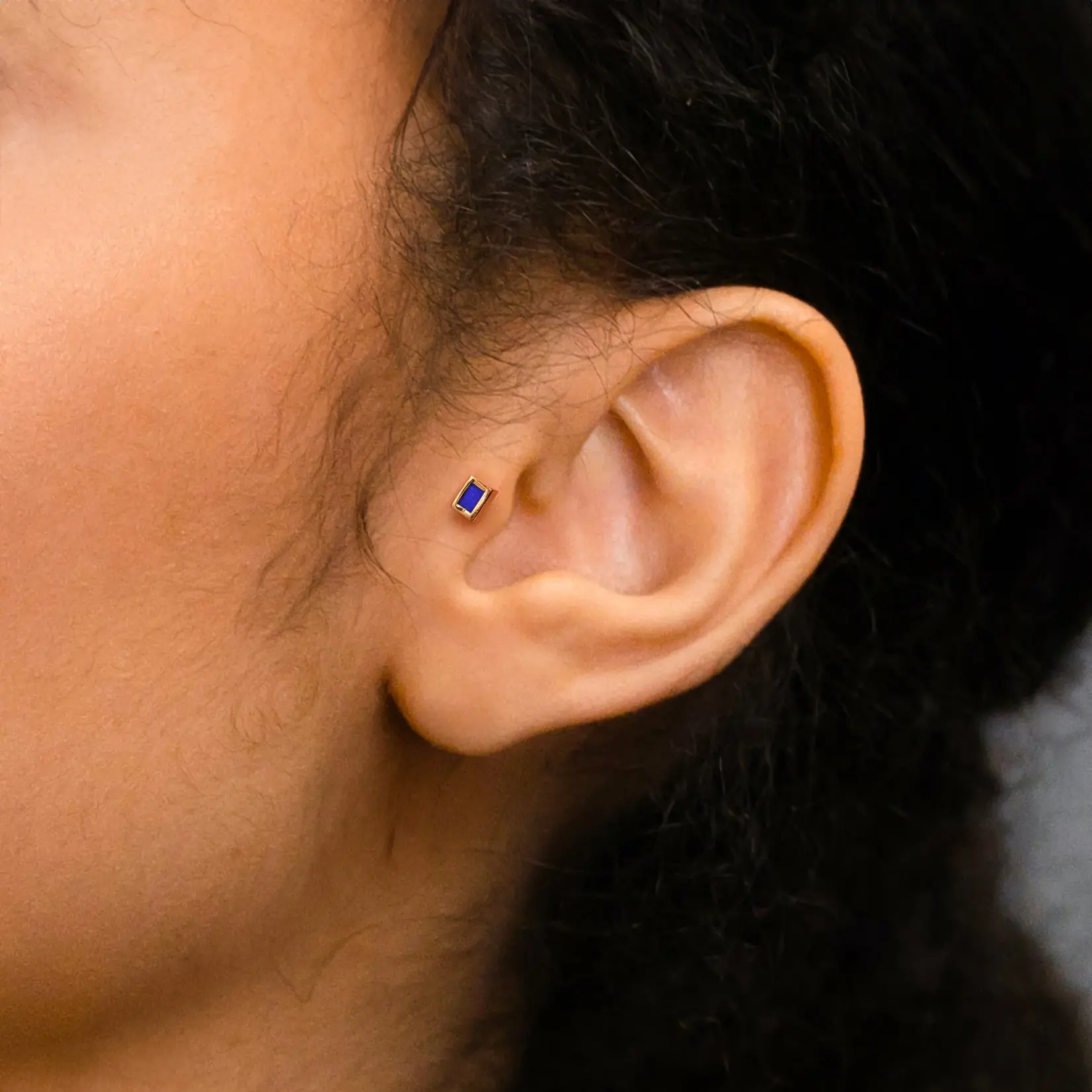 Sebastienne Violette with Lapis Lazuli 18k solid gold