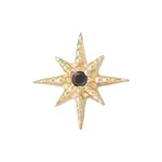 Tawapa Lustre with cubic zirconia 14k solid gold