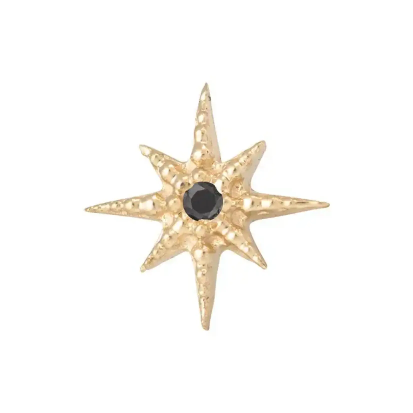 Tawapa Lustre with cubic zirconia 14k solid gold