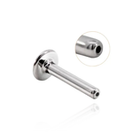 Threadless labret post JUNIPURR 1.2mm