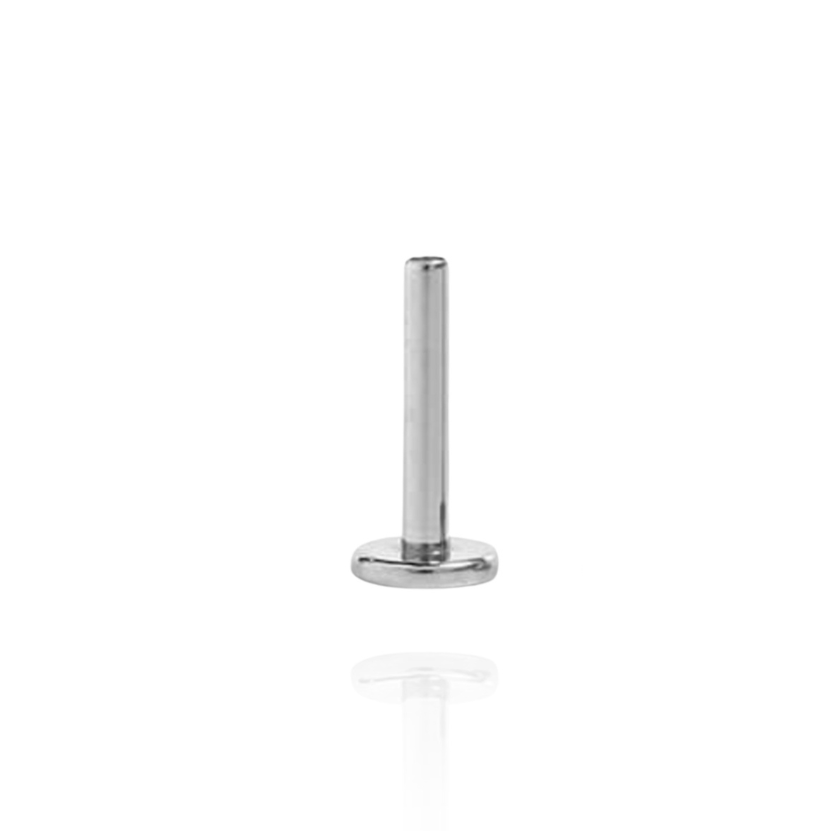 Threaded labret post 1.6mm met 1.2mm schroef