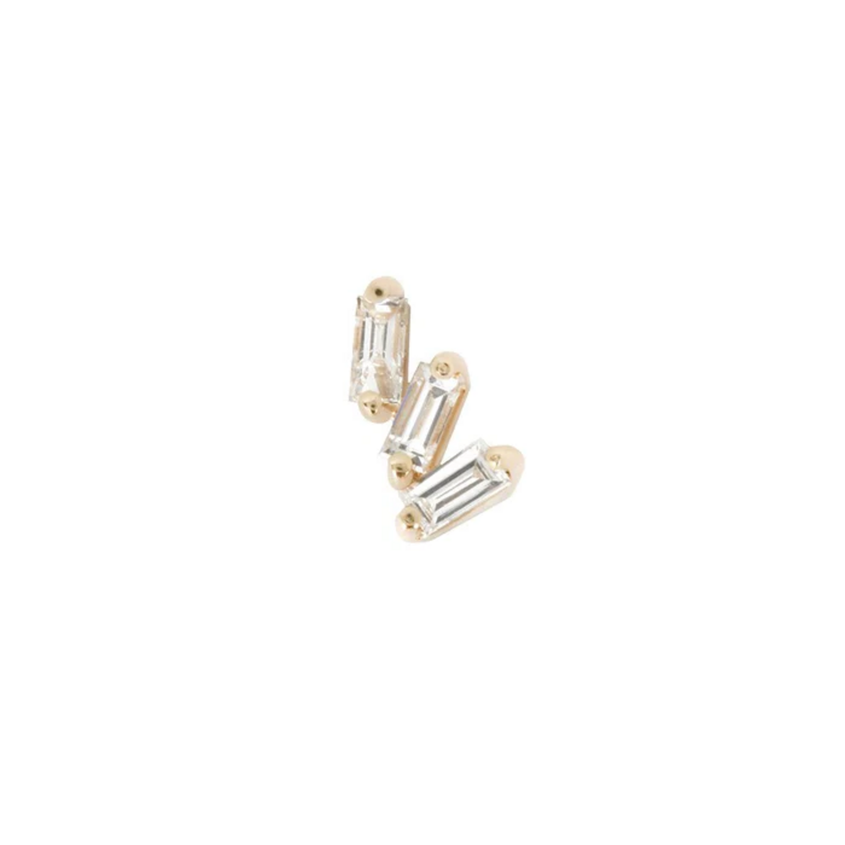 Buddha jewelry Staxx with CZ white gold LEFT