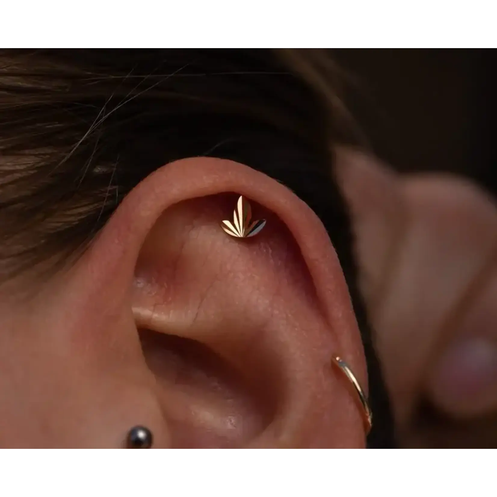 Buddha jewelry Gold leaf yellow gold