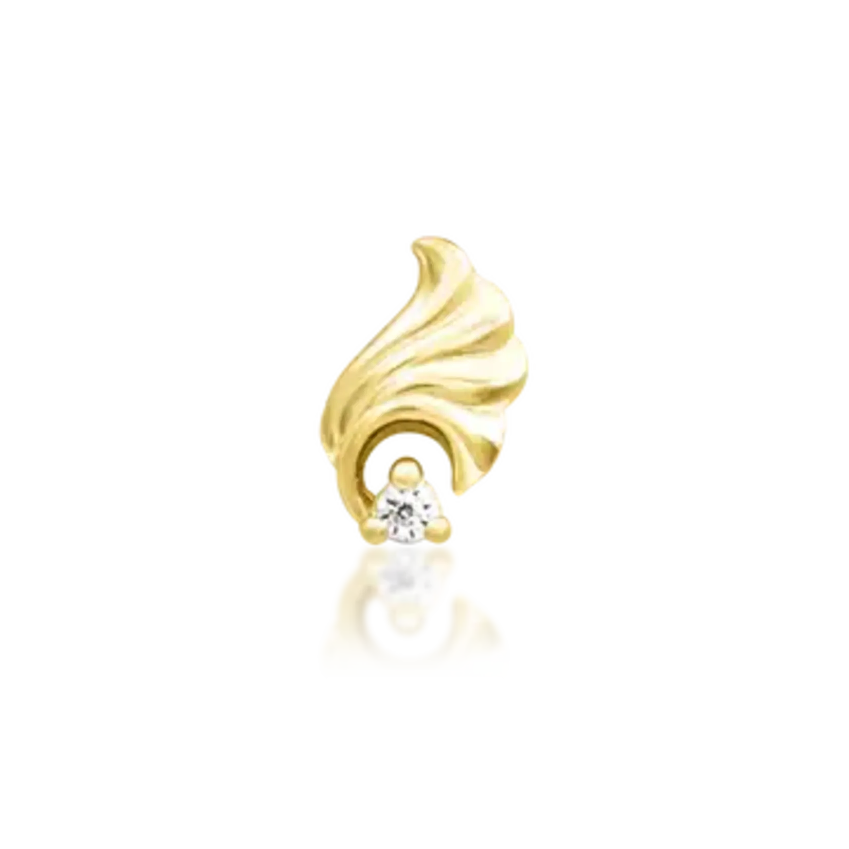 Junipurr Elenor met cubic zirconia solid goud 14k