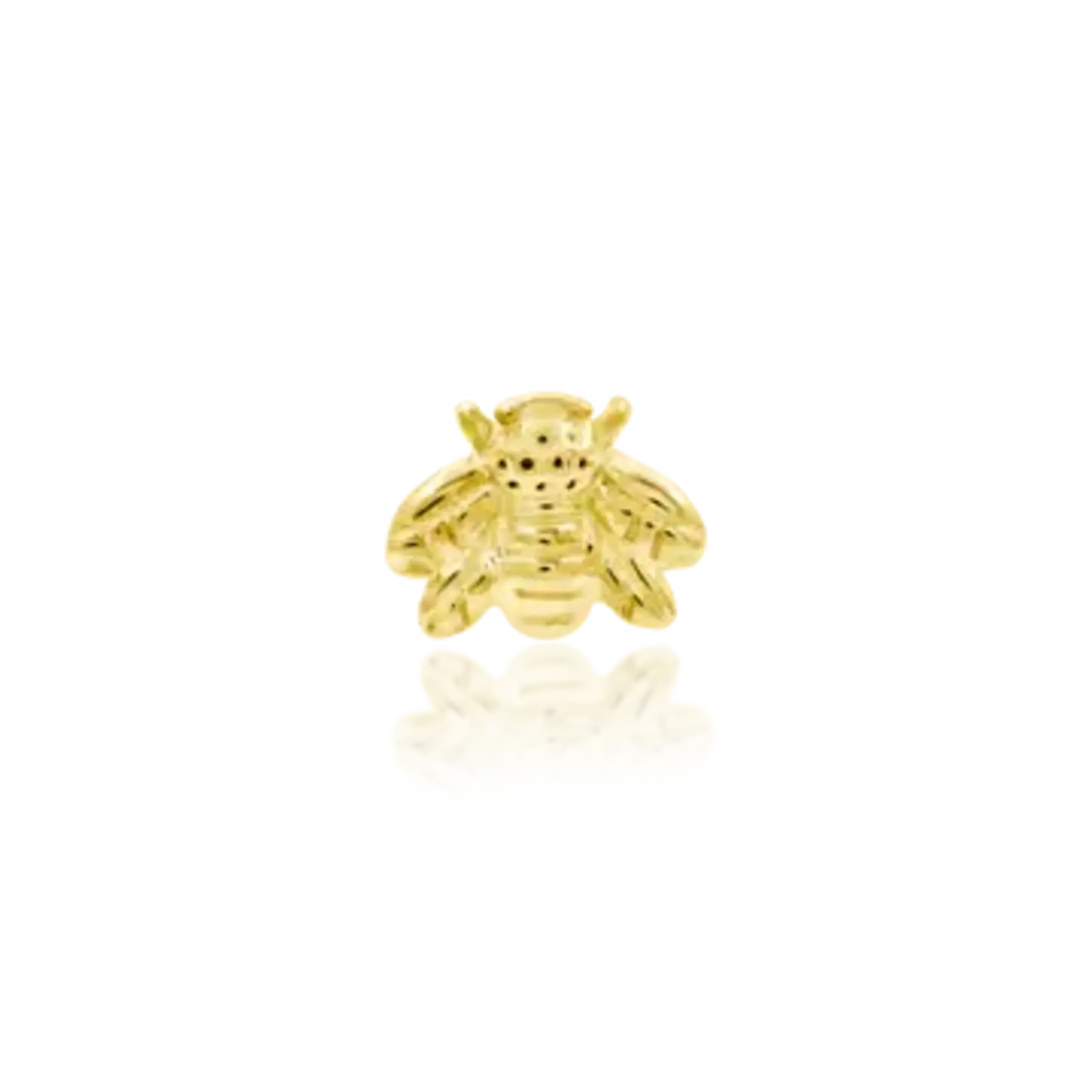 Junipurr Mini bee solid gold 14k