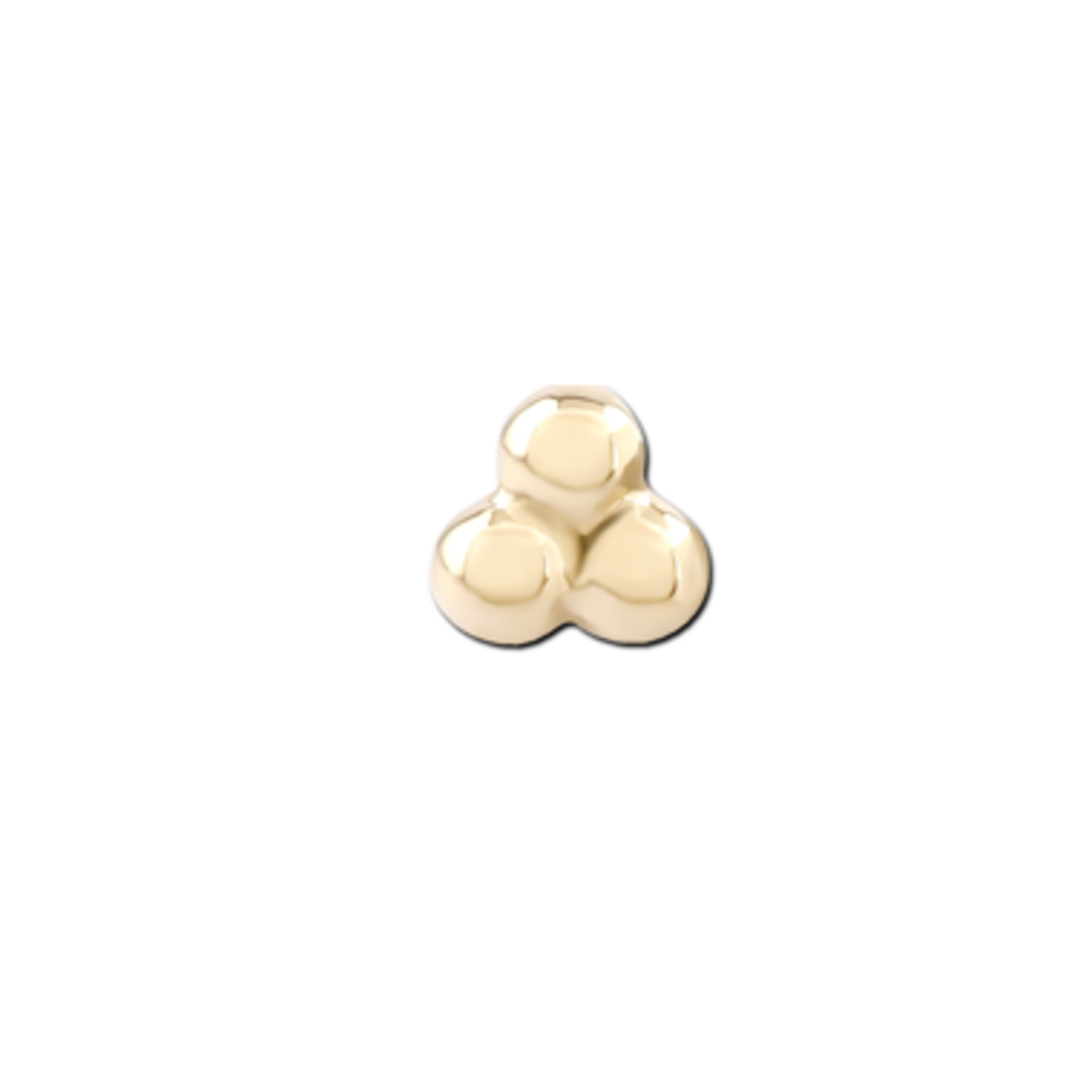 Inkorporated Tri bead 14k solid gold