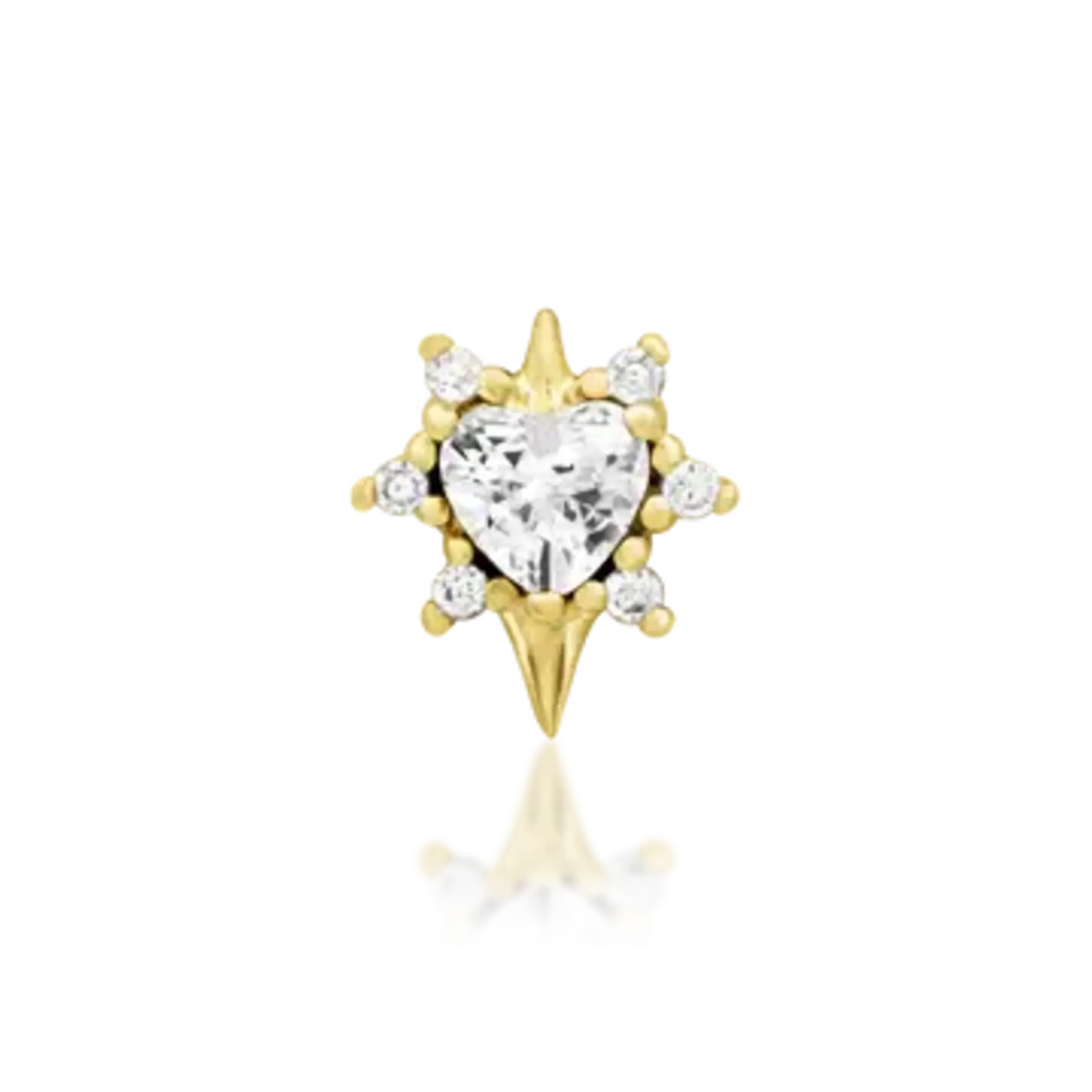 Junipurr Candence met cubic zirconia van 14k solid goud