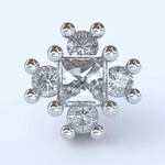 Aurora V4 with CZ 18k white gold
