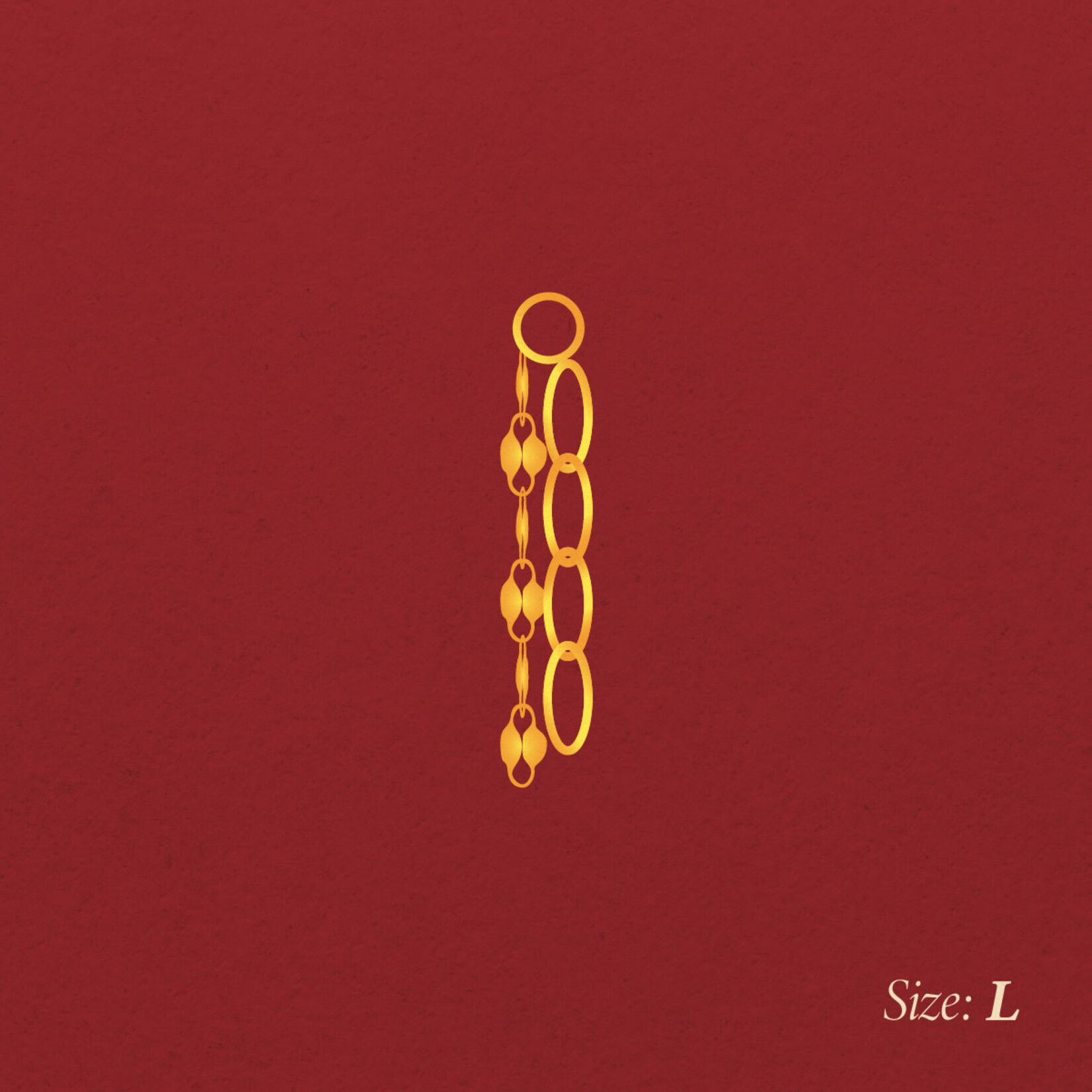Inari Niobe charm 15x14mm 14k yellow gold