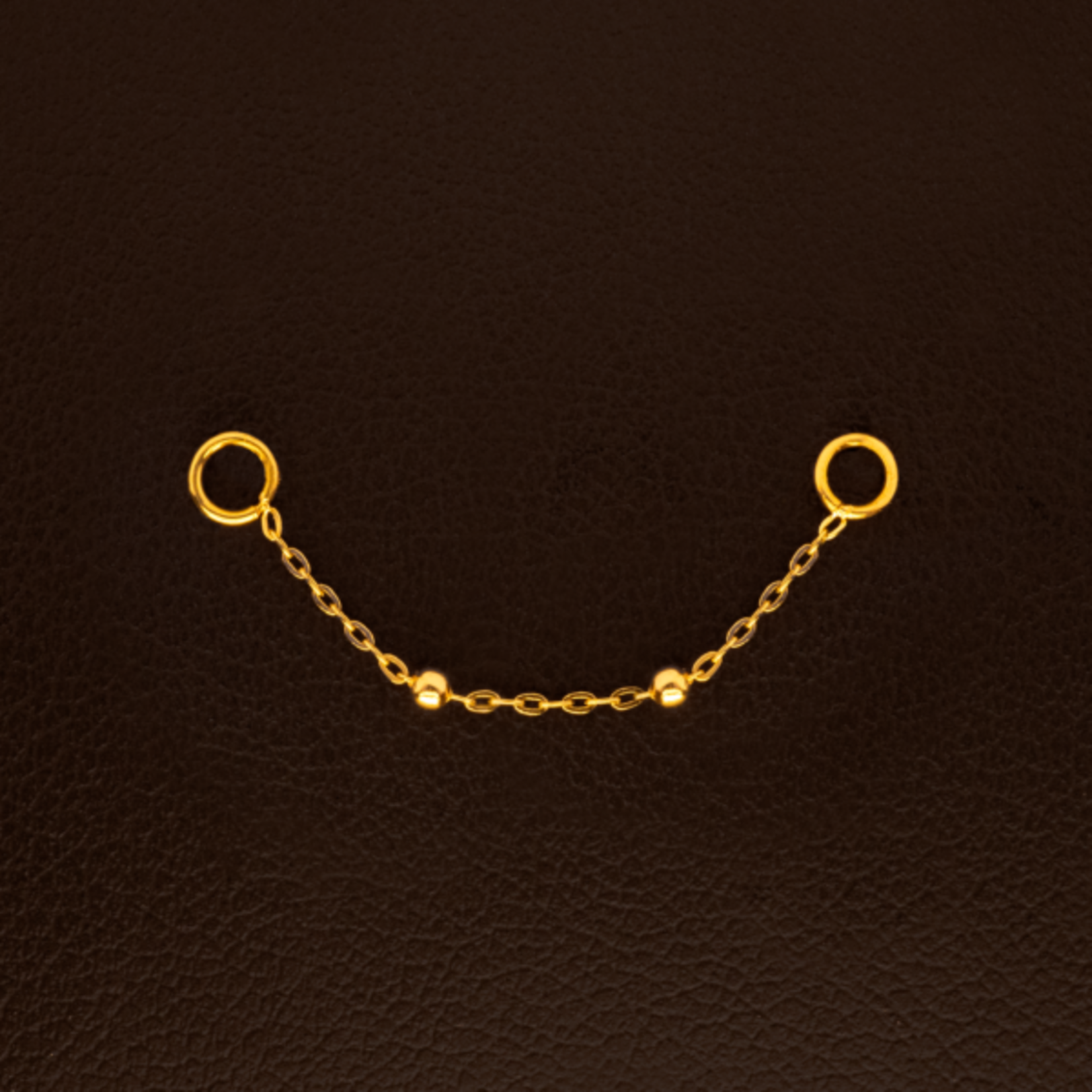 Inari Veleta single 31mm 14k geel goud