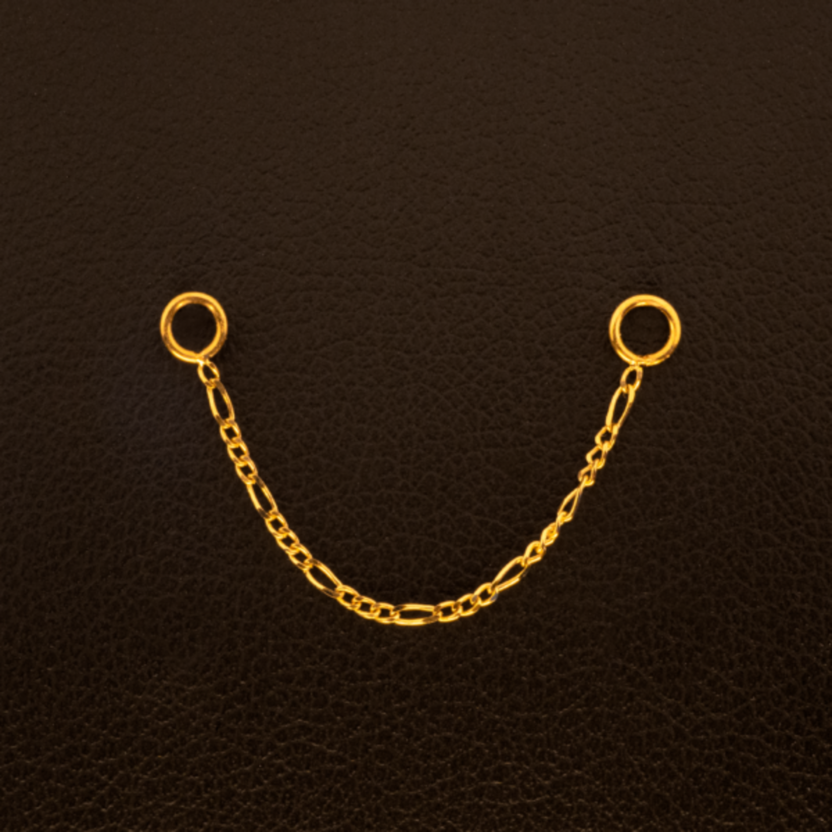 Inari Sagra single ketting 32mm  14k geel goud