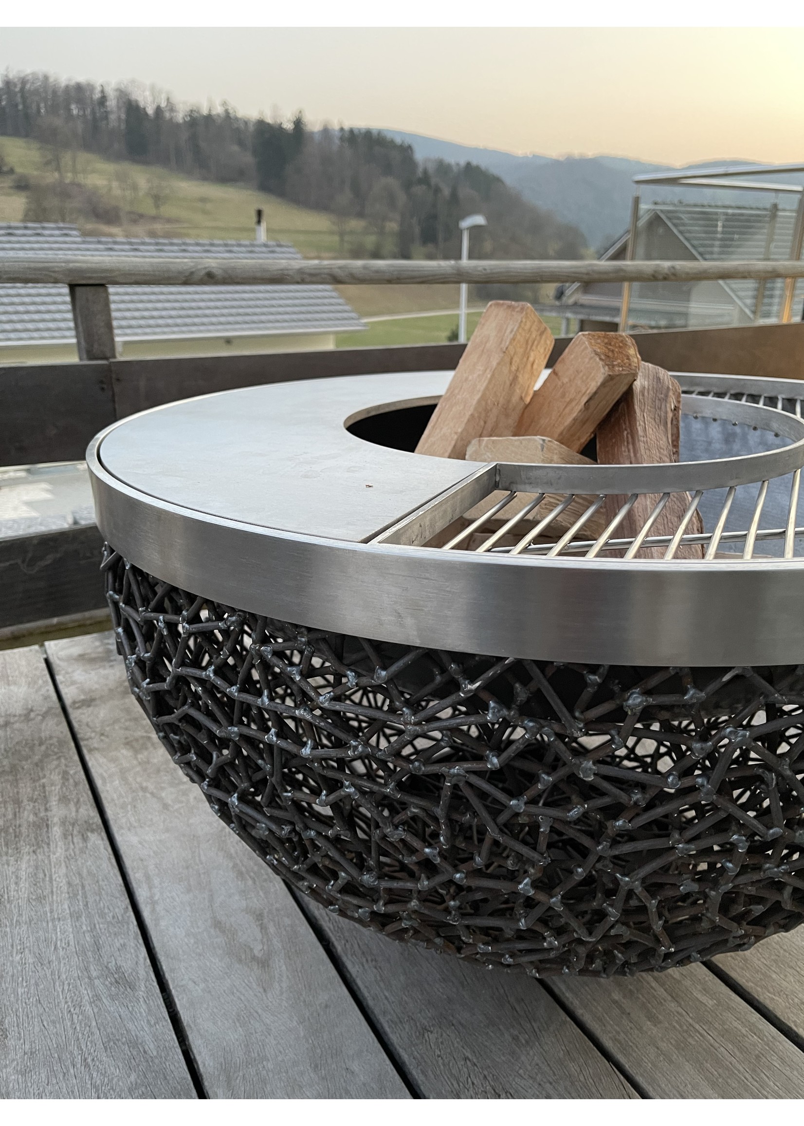 Rufer® Fire bowl grill Drato Sfera