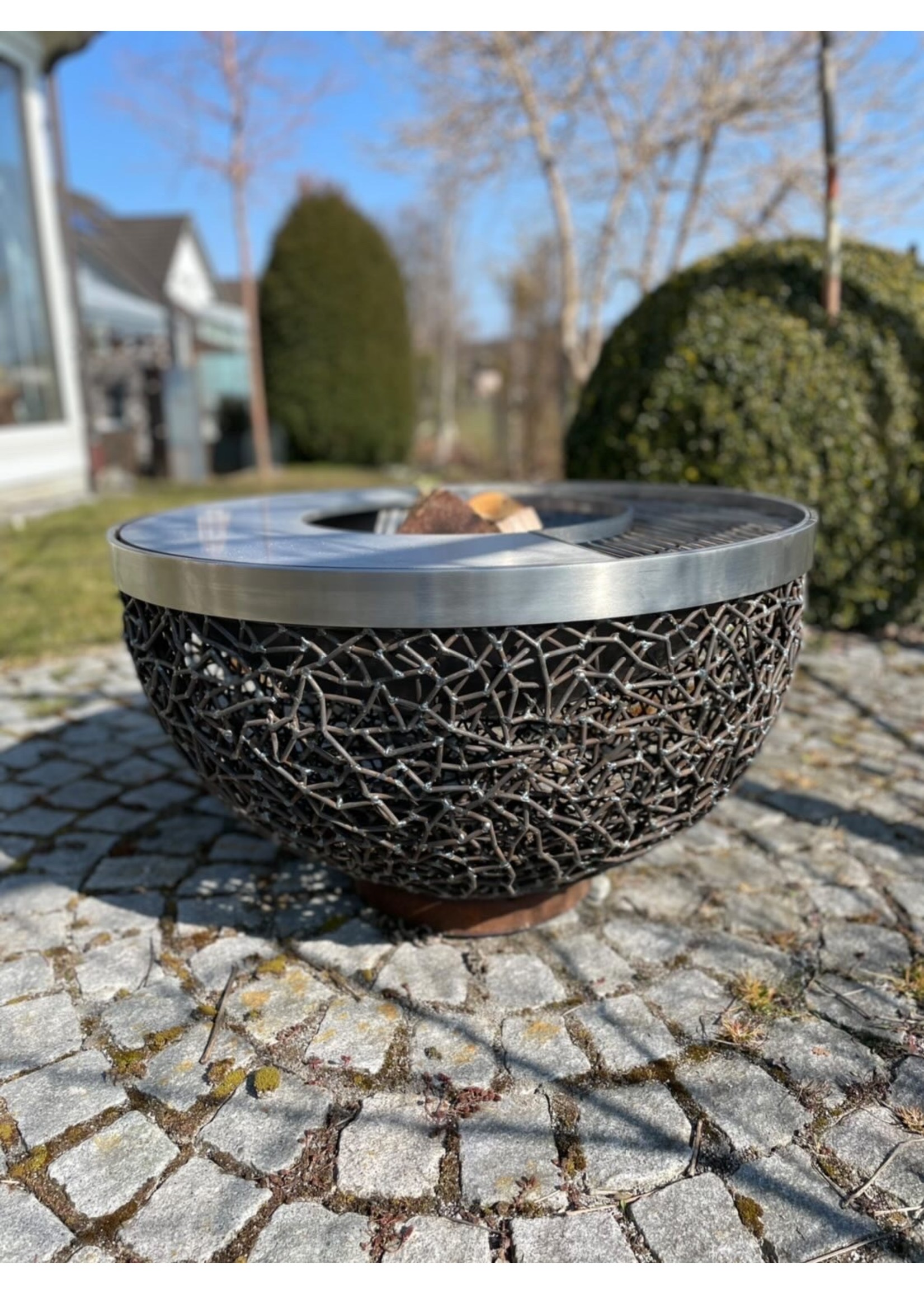 Rufer® Fire bowl grill Drato Sfera