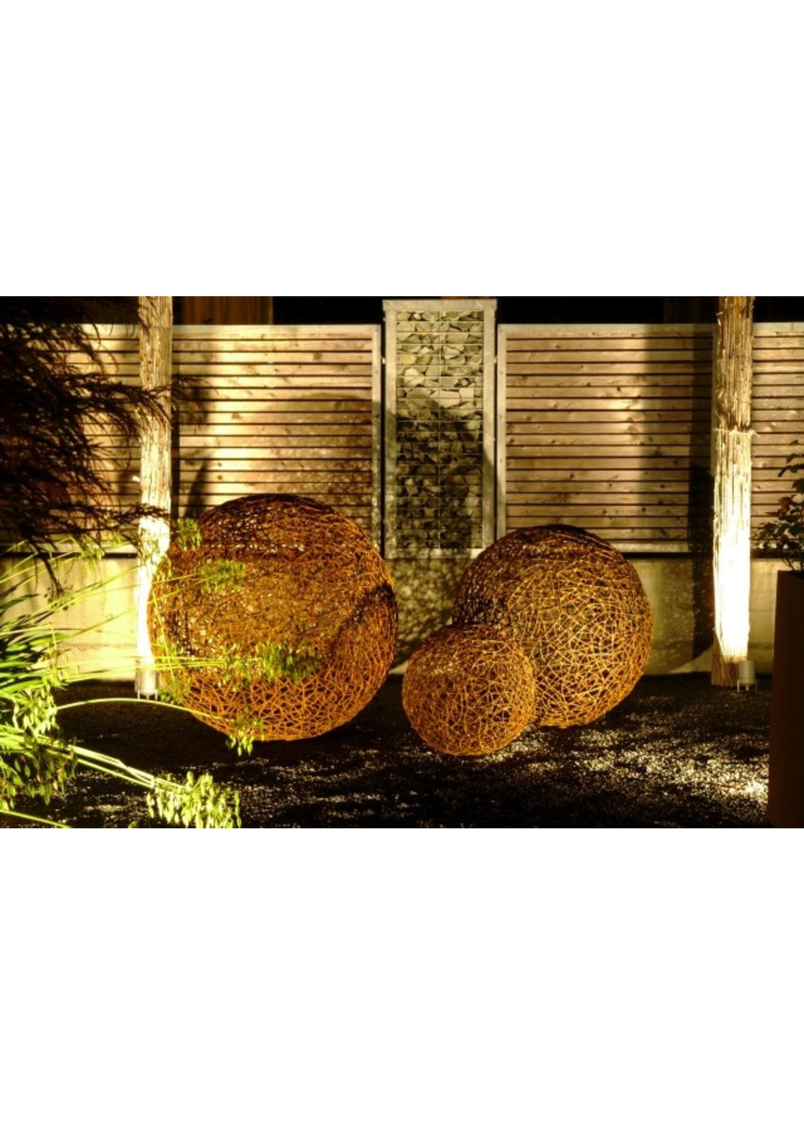 ds conma Wire ball braided hot-dip galvanised and powder-coated