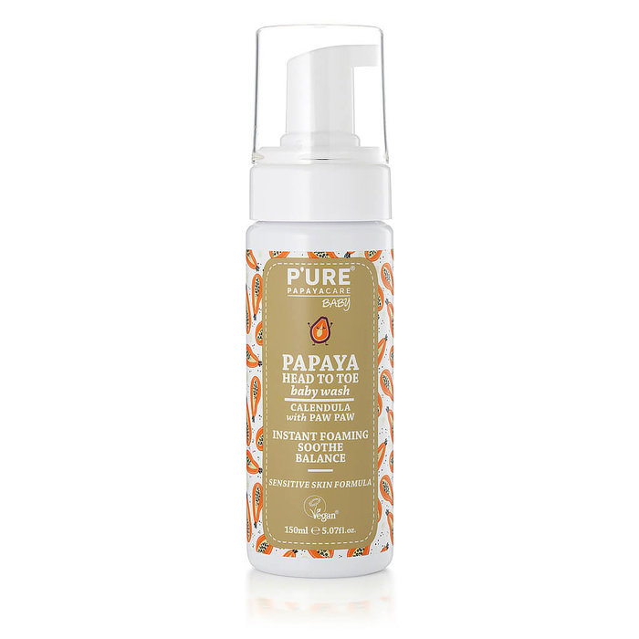 Pure Papaya Pure Papaya Baby Head to Toe Wash 150ml