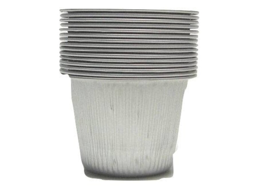 Aluminiumschalen für Wachswärmer 100ml, 5er Pack