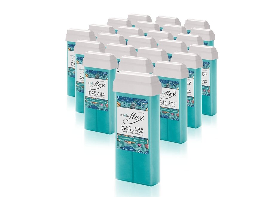 Wachspatronen Aquamarin 24er Box