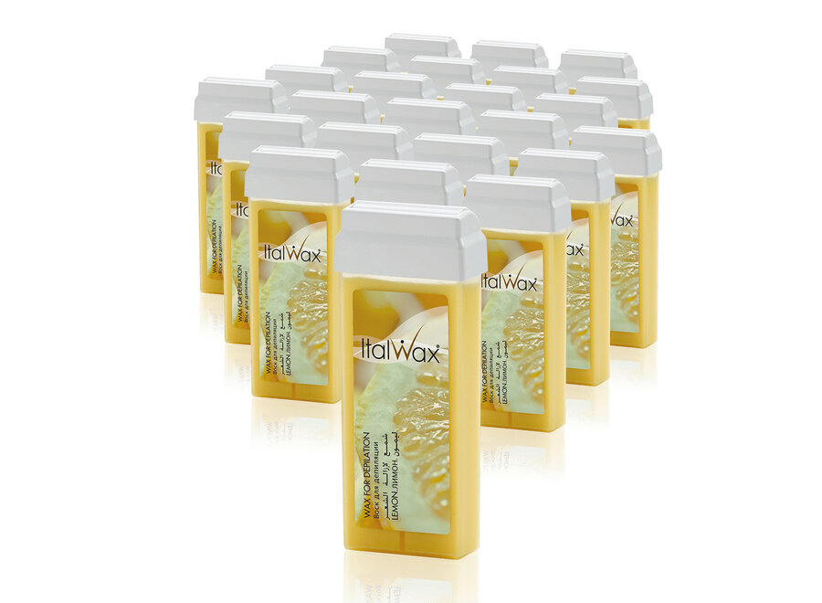 Wachspatronen Zitrone 24er Box