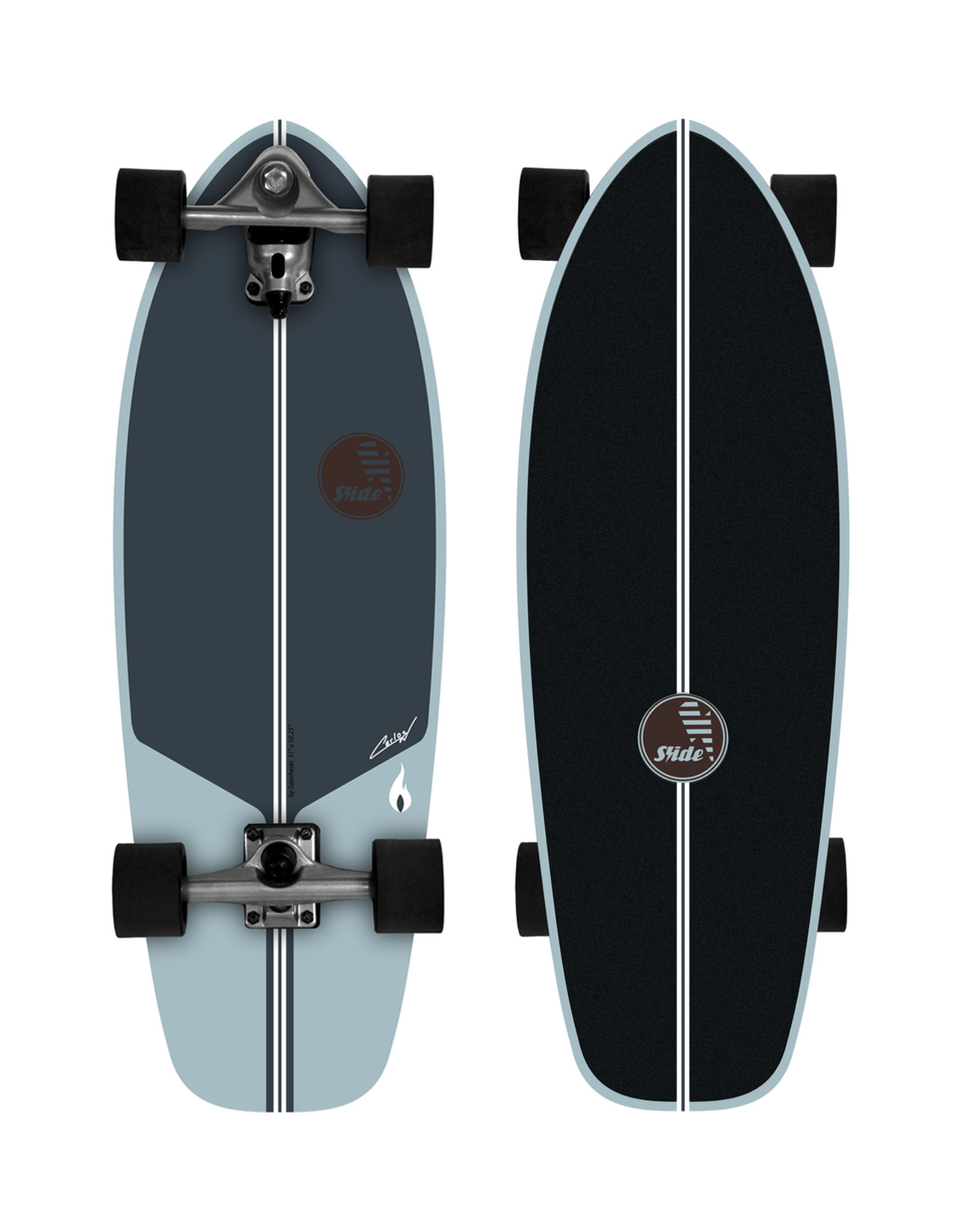  Slide Surfskate Street Surf Skateboard CMC PRO 31