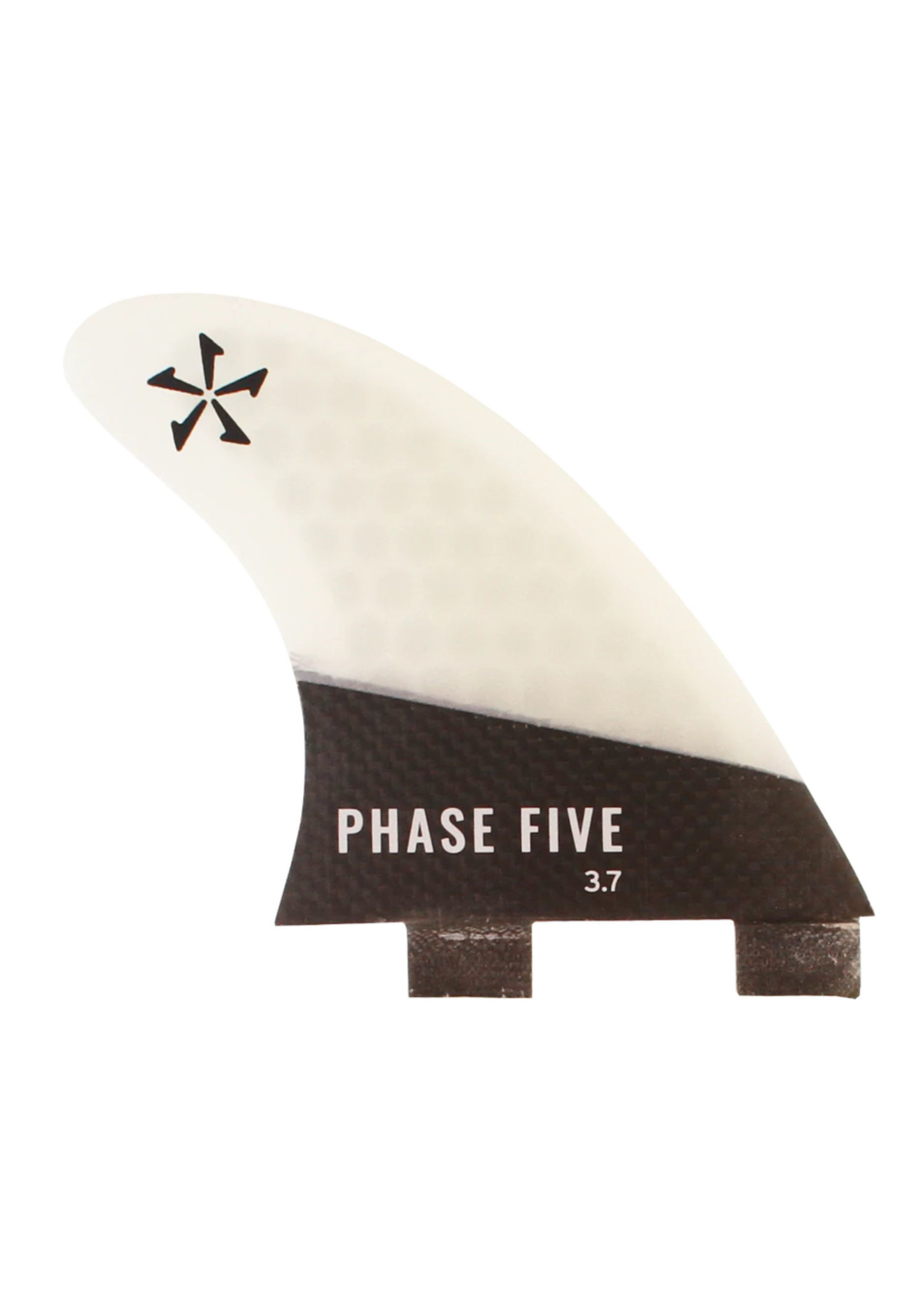 Phase Five Phase Five Carbon 3.7 FCS Twin Fin Set for Surf Style Boards
