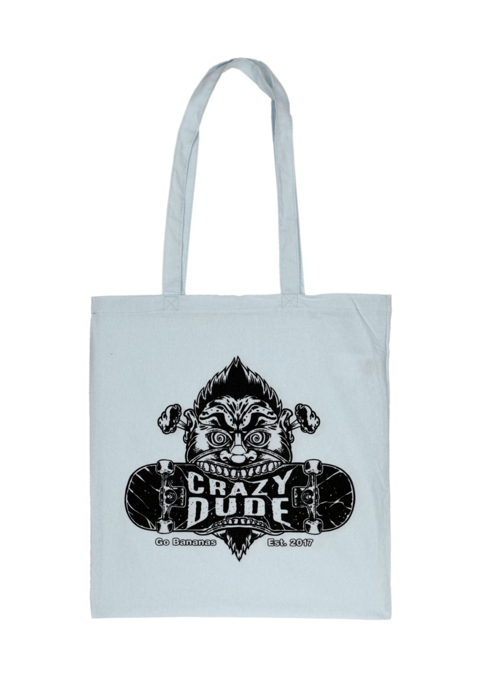 Crazy Dude Crazy Dude Tote Bag Destroyer Pastel Blue