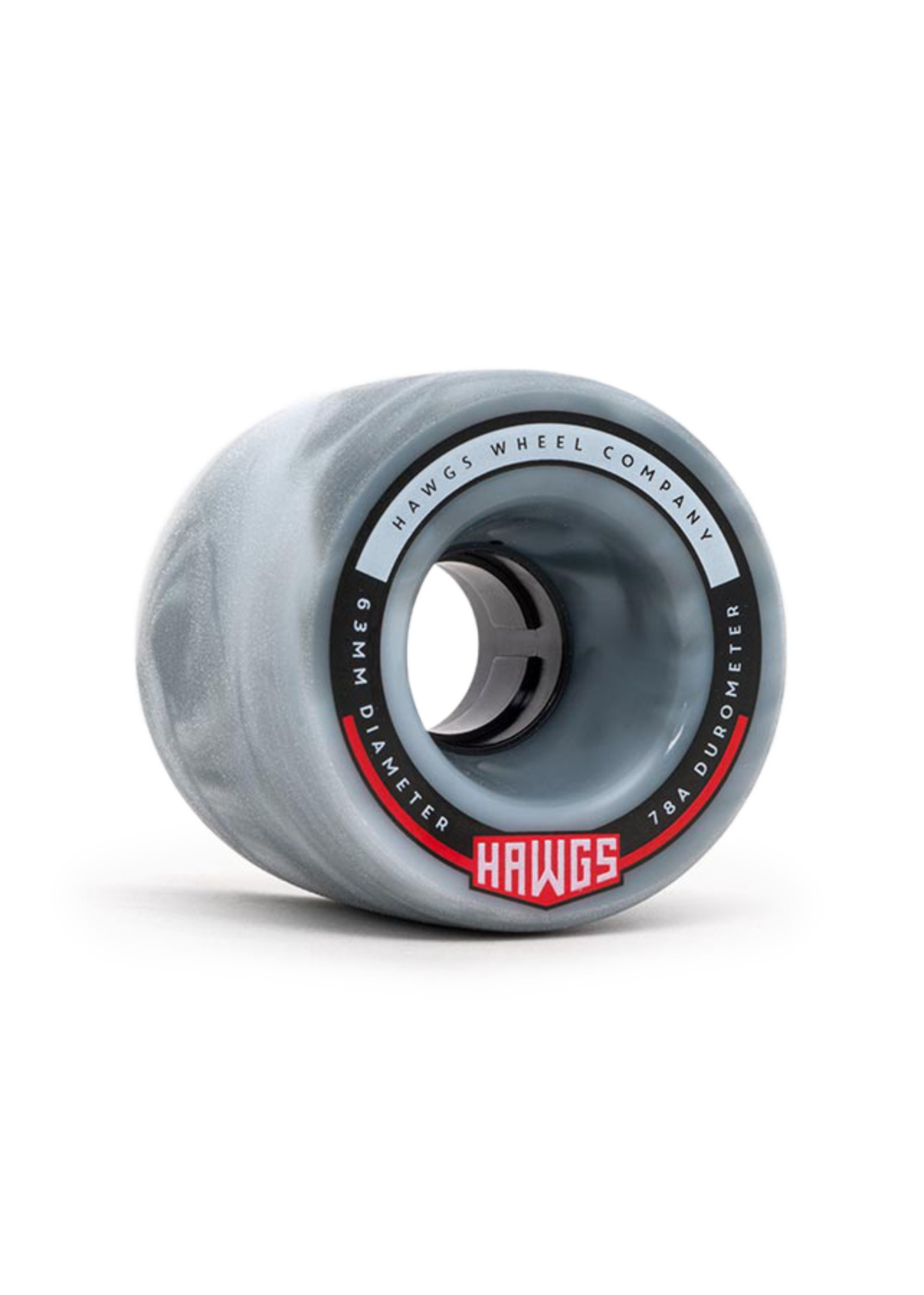 Hawgs Wheels Hawgs Fatty Rollen 63 mm 78A Grey/White Swirl 4er-Set